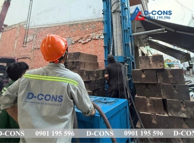 ÉP CỌC MÓNG NHÀ PHỐ 4 TẦNG TẠI TÂN PHÚ – CẬP NHẬT TIẾN ĐỘ THI CÔNG DCONS